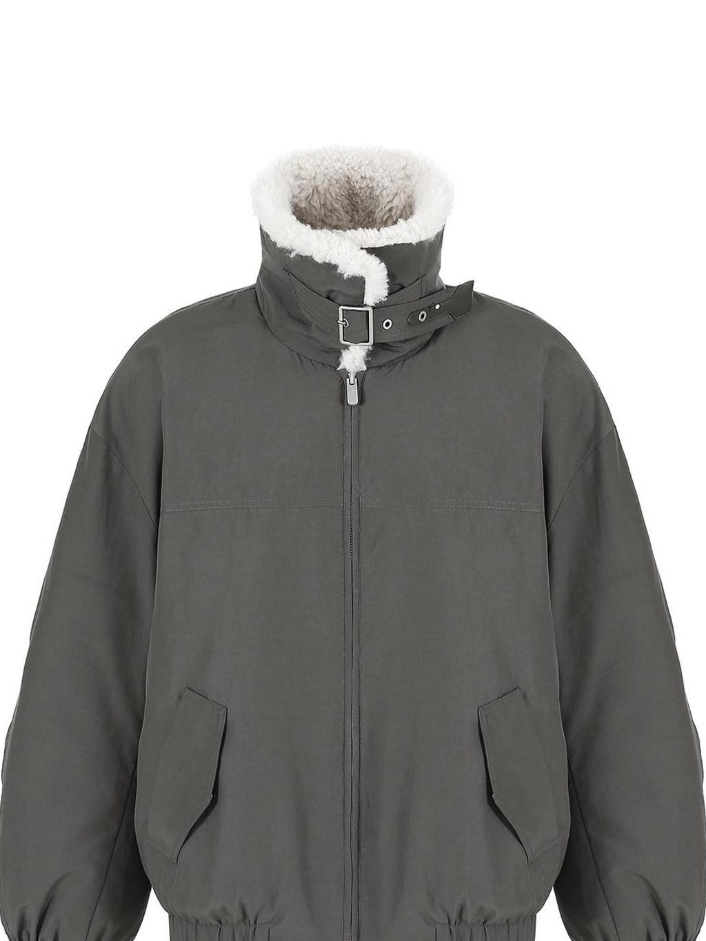 fano 90 Percent Down Utility Patchwork Women Army Green Stand Collar Down Jackets