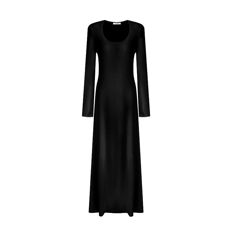unspoken_Waist_Defining_Knit_Hline_Minimalist_Commuter_Long_Sleeve_Maxi_Dresses_MISSTT