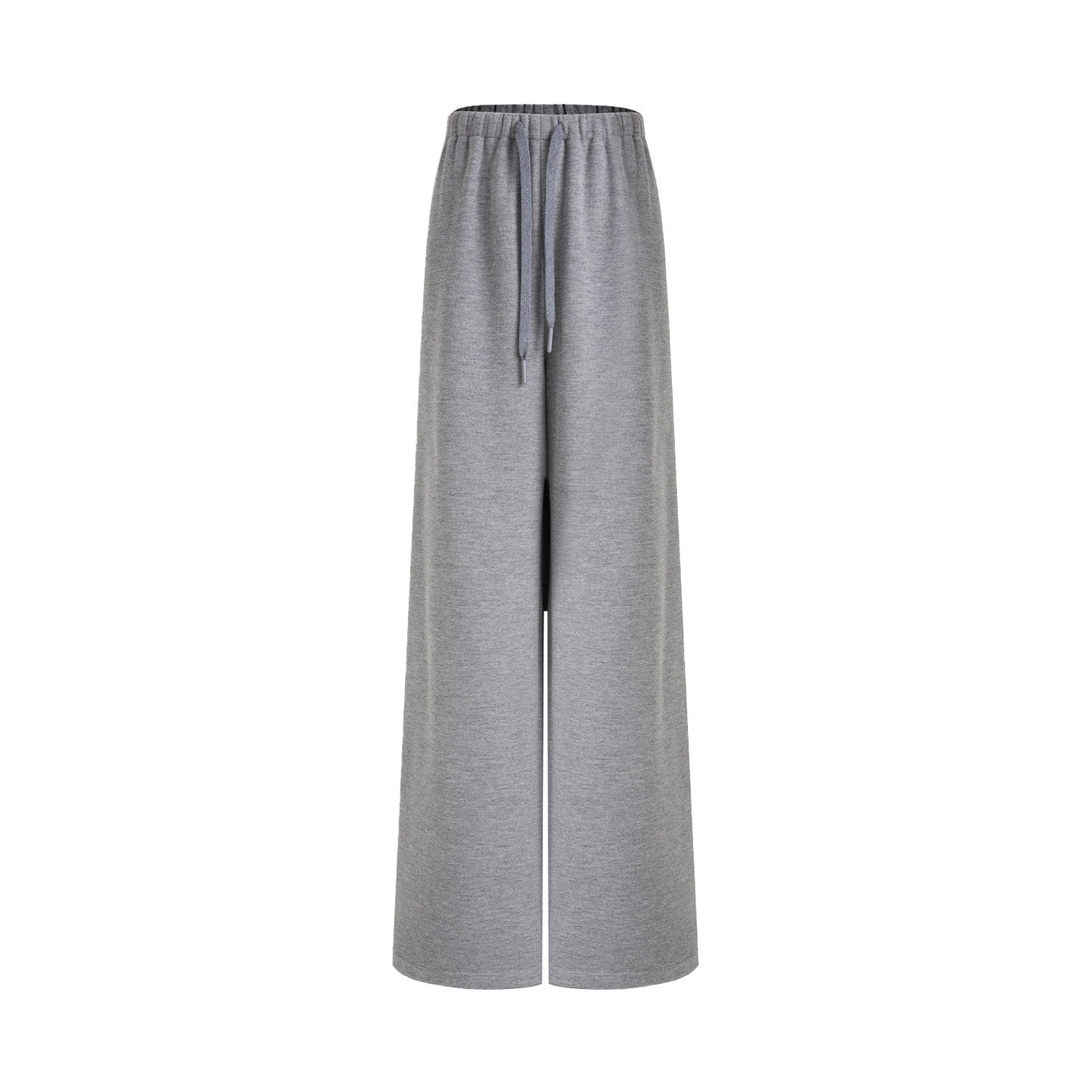 unspoken_Breathable_High_Rise_Tie_Waist_Office_Solid_Light_Gray_Poly_Blend_Wide_Leg_Pants_MISSTT