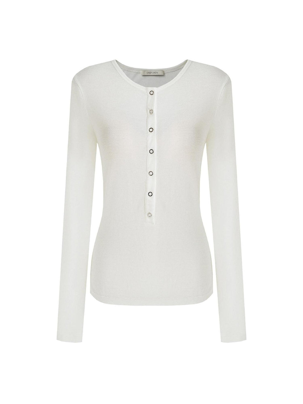 unspoken Breathable Skin Friendly Slim Fit Button Half Collar Women Knit Cardigans