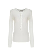unspoken Breathable Skin Friendly Slim Fit Button Half Collar Women Knit Cardigans