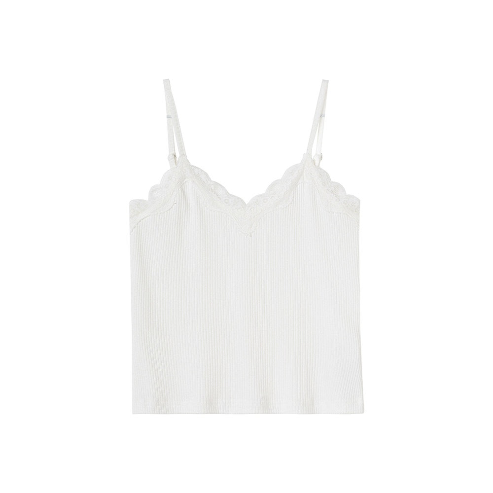 ikyou_Lace_Trim_Slim_Fit_Spaghetti_Strap_Office_Daily_Stretch_White_Camisoles_MISSTT