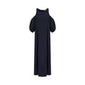 unspoken_Slimming_Waist_A_Line_Irregular_Hem_Puff_Sleeve_City_Navy_Maxi_Dresses_MISSTT