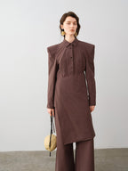 audreyyang Durable Long Sleeve Cotton Blend Relaxed Fit Women Top & Pants Sets