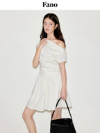 fano Casual Cotton A Line Sleeveless U Neck Loose Waist Everyday Women Midi Dresses