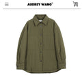 audreyyang_90%_White_Duck_Down_Warm_Embossed_Loose_Fit_Turn_Down_Collar_Down_Jackets_MISSTT
