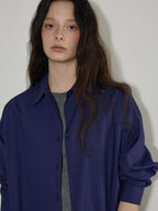 Lofi choose Pure Cotton Loose Fit Commuter Turndown Collar Long Sleeve Buttoned Women Shirts