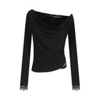 unspoken_Lace_Patchwork_Off_Shoulder_Slim_Fit_Casual_Knit_Long_Sleeve_Black_Blouses_MISSTT