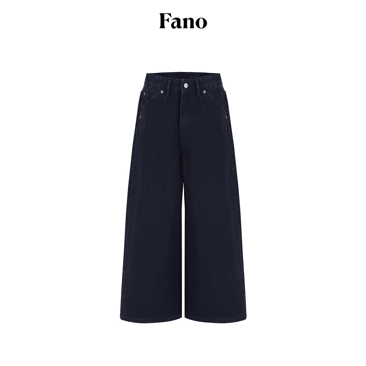 fano_High_Waist_Cotton_Button_Fly_Casual_No_Stretch_Women_Black_Straight_Leg_Jeans_MISSTT