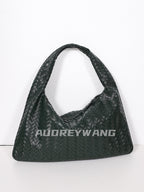 audreyyang Soft Square Handheld Textured Zipper Closure Women Tote Bags