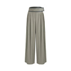 unspoken_High_Waist_Breathable_Lyocell_Blend_Minimal_Office_Moss_Green_Wide_Leg_Pants_MISSTT