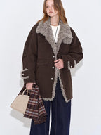 fano 90 Percent White Duck Down Warm Workwear Straight Midlength Womens Down Jackets