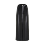 unspoken_High_Waist_Textured_H_Line_Straight_Minimalist_Workwear_Black_Midi_Skirts_MISSTT
