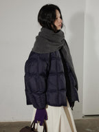 Lofi choose Pure Cotton High Waist Flared Loose Fit Women Office Off White Midi Skirts