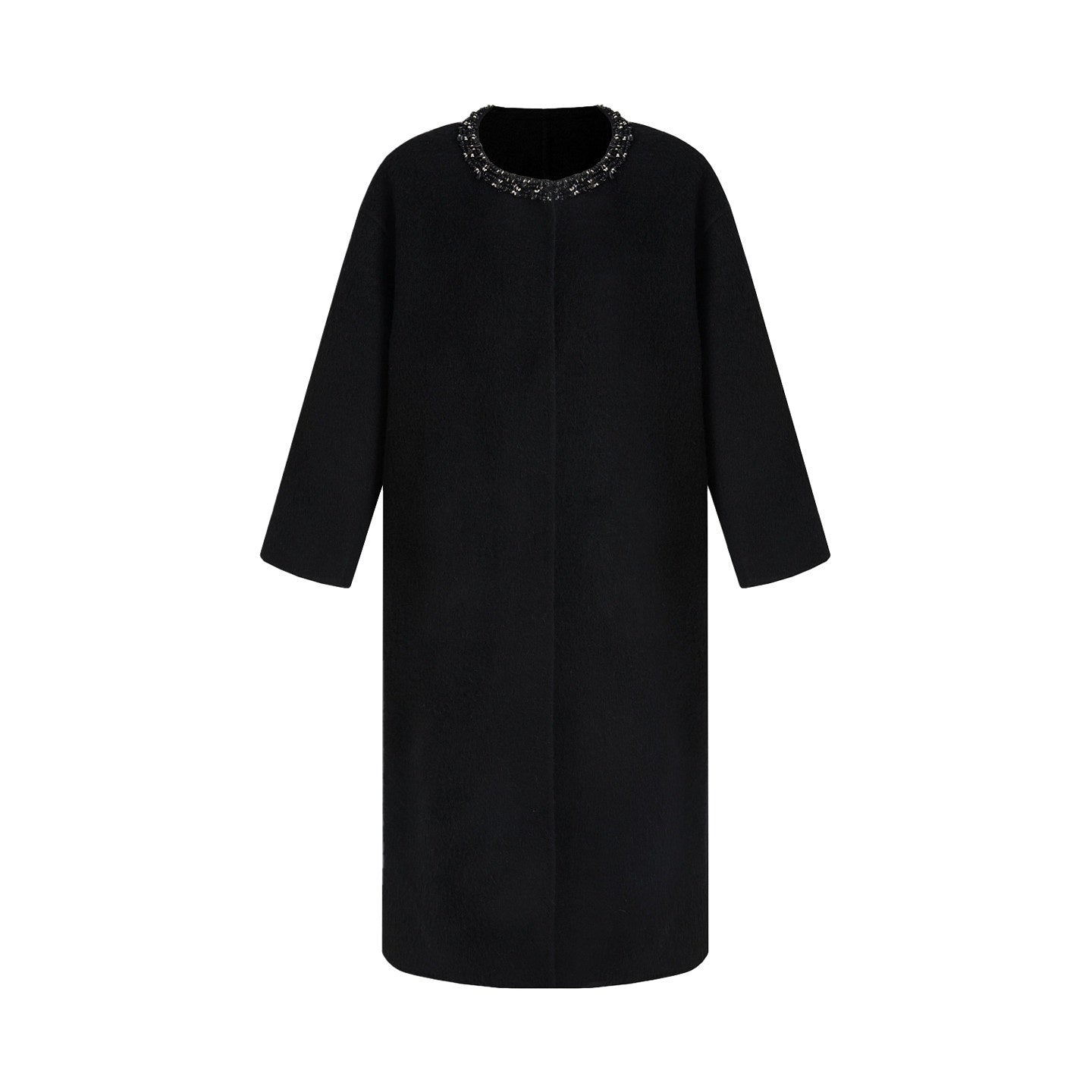 unspoken_Heavyweight_Lambswool_Blend_Minimal_Commuter_Loose_Longline_Black_Wool_Coats_MISSTT