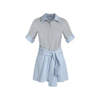 fano_High_Waist_A_Line_Polo_Collar_Short_Sleeve_Cotton_Blend_Light_Blue_Midi_Dresses_MISSTT