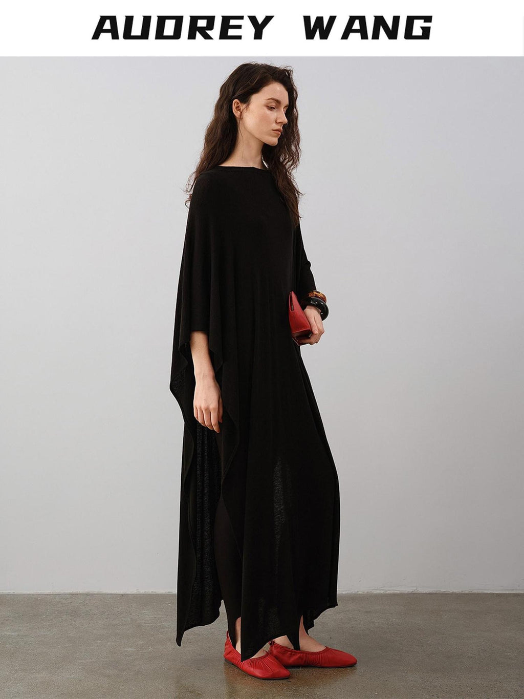 audreyyang Lyocell Wool Blend Loose Sleeveless Pullover Stirrup Leggings Top & Pants Sets
