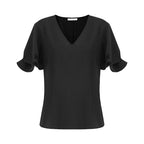 unspoken_Breathable_Lyocell_Minimalist_Office_Loose_V-neck_Women_Pullover_Blouses_MISSTT