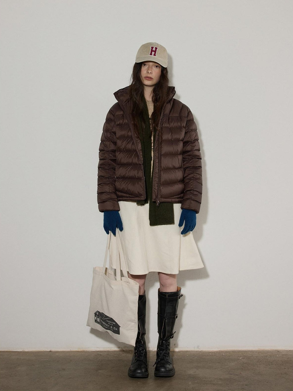 Lofi choose 90 Percent White Duck Down Thick Warm Loose Commuter Hooded Zipper Down Jackets