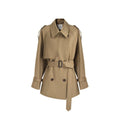 fano_Buttoned_Double_Breasted_Short_Loose_Fit_Women_Khaki_Beige_Trench_Coats_MISSTT