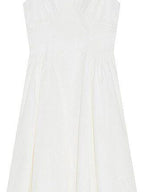 fano 100 Percent Cotton Minimalist Commuter Loose Waist V-neck Camisole Maxi Dresses
