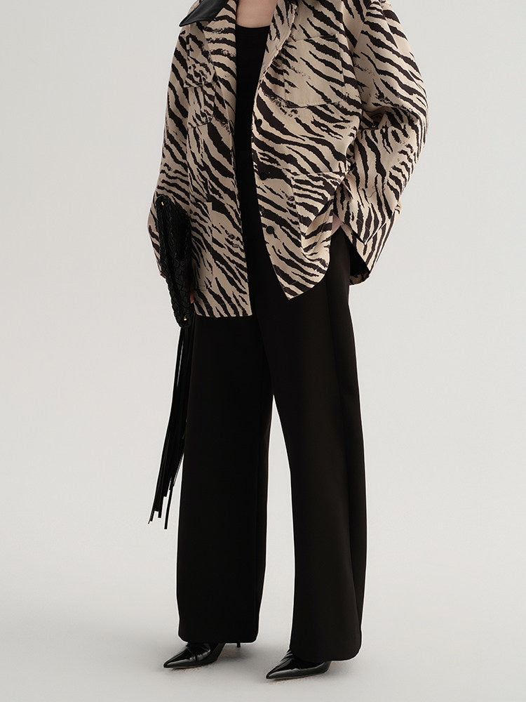 audreyyang_Smart_Office_Natural_Waist_Zip_Fly_Polyester_Blend_Black_White_Straight_Pants_MISSTT