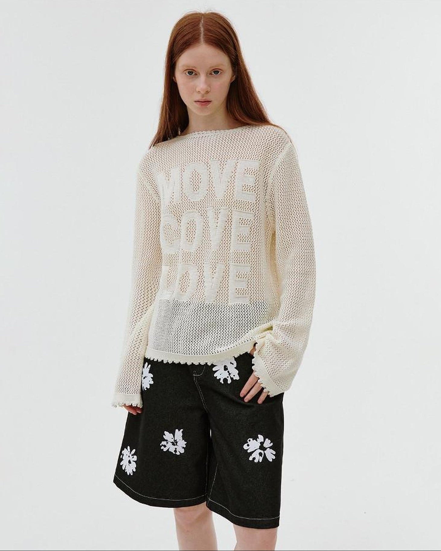 fano Lyocell Blend Loose Korean Commuter Crew Neck Letter Print Long Sleeve T-Shirts