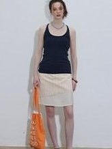 Lofi choose High Waist Flattering A Line Loose Fit Office Casual Pink Midi Skirts