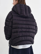 fano Ultra Warm 90 Percent White Duck Down Loose Hooded Unisex Down Jackets