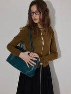 Lofi choose Cozy Button Front Relaxed Office Women Knit Long Sleeve Round Neck Cardigans