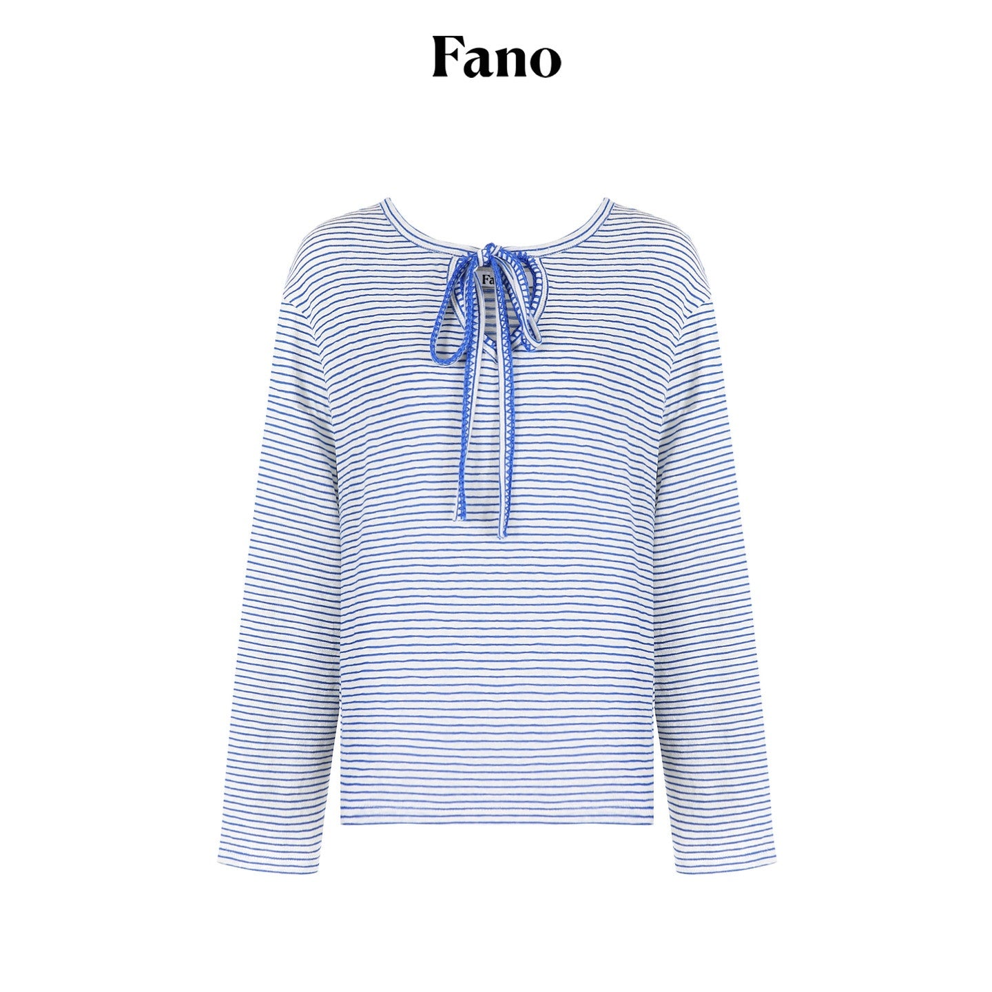 fano_Space_Cotton_Blue_White_Fine_Stripe_Office_Women_Long_Sleeve_T-Shirts_MISSTT