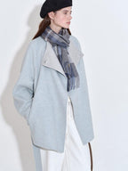 fano 68 Percent Wool Blend Korean Commuter Straight Fit Blazer Women Wool Coats