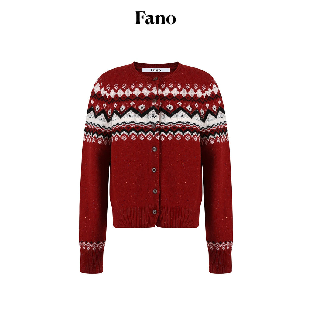 fano_Warm_Sheep_Wool_Jacquard_Loose_Korean_Commuter_Crewneck_Red_Women_Cardigans_MISSTT