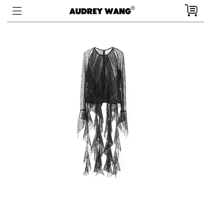 audreyyang_Lightweight_French_Loose_Fit_Round_Neck_Solid_Color_Nylon_Long_Sleeve_T-Shirts_MISSTT