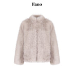 fano_Warm_Faux_Fur_Lined_Oversized_Stand_Collar_Casual_Women_Grey_Apricot_Short_Coat_MISSTT