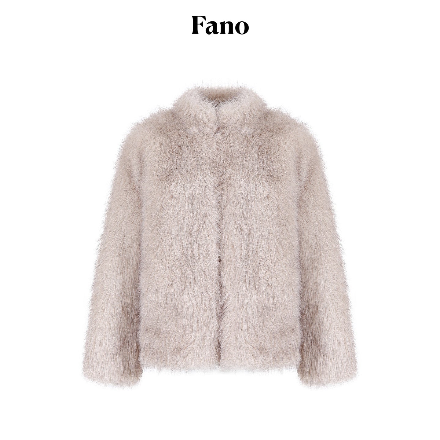 fano_Warm_Faux_Fur_Lined_Oversized_Stand_Collar_Casual_Women_Grey_Apricot_Short_Coat_MISSTT