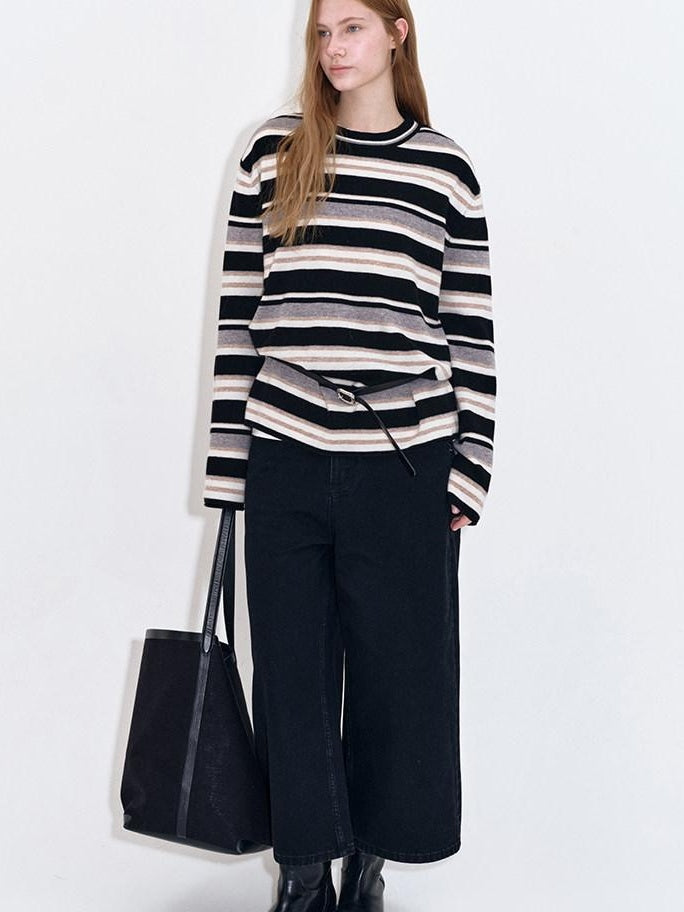 fano High Waist Cotton Button Fly Casual No Stretch Women Black Straight Leg Jeans