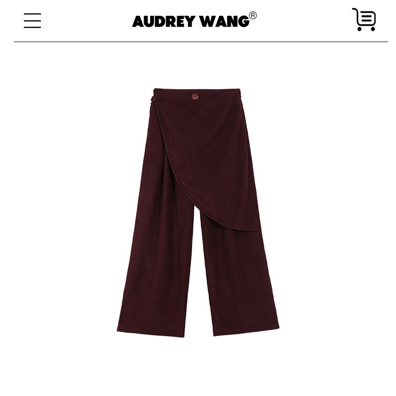 audreyyang_Comfort_Stretch_Asymmetric_Minimalist_High_Waist_Loose_Fit_Women_Straight_Pants_MISSTT