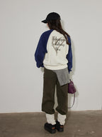 Lofi choose High Waist Washed Vintage Olive Zipper Fly Non Stretch Women Wide Leg Jeans