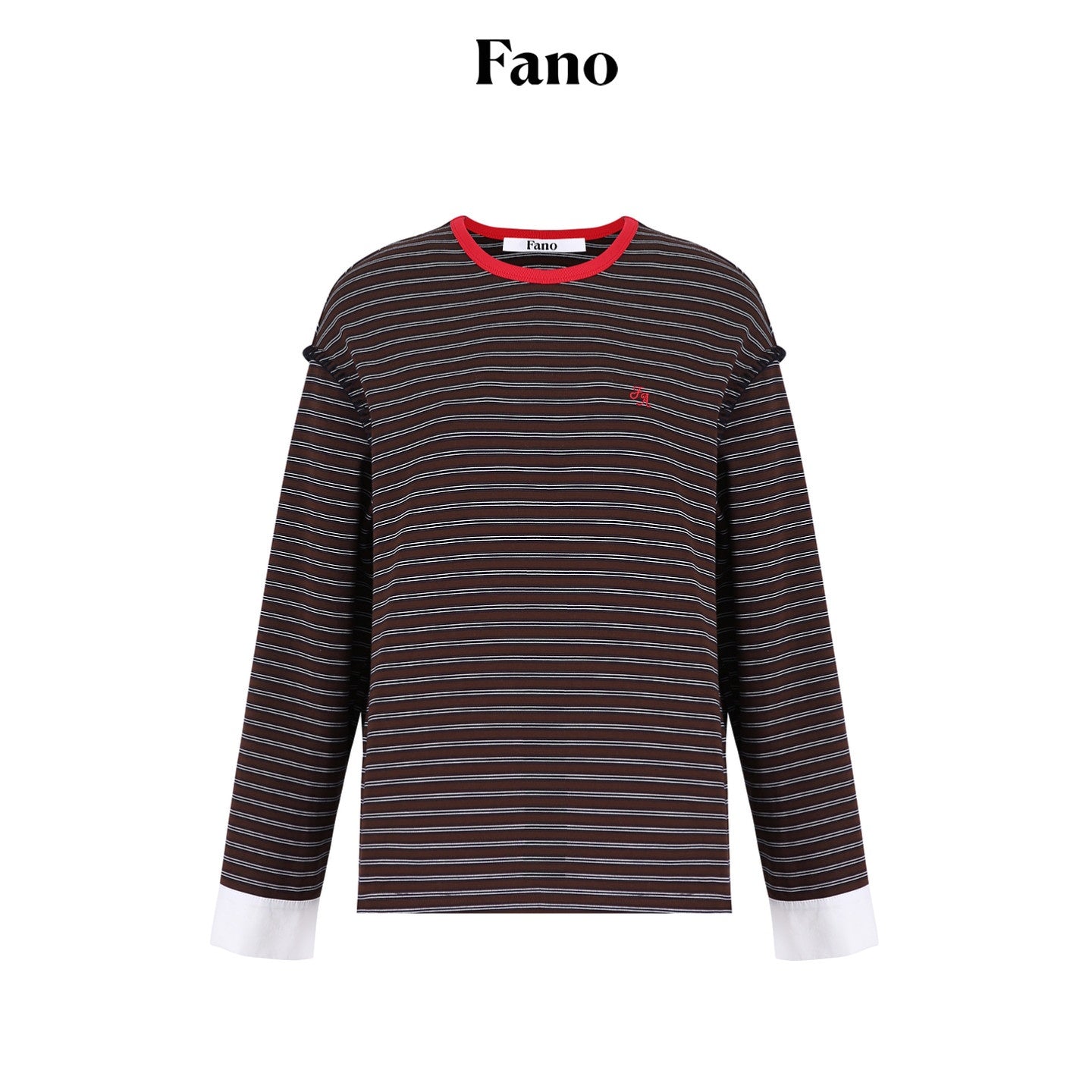 fano_Comfort_Cotton_Stretch_Striped_Korean_Loose_Fit_Women_Long_Sleeve_T-Shirts_MISSTT