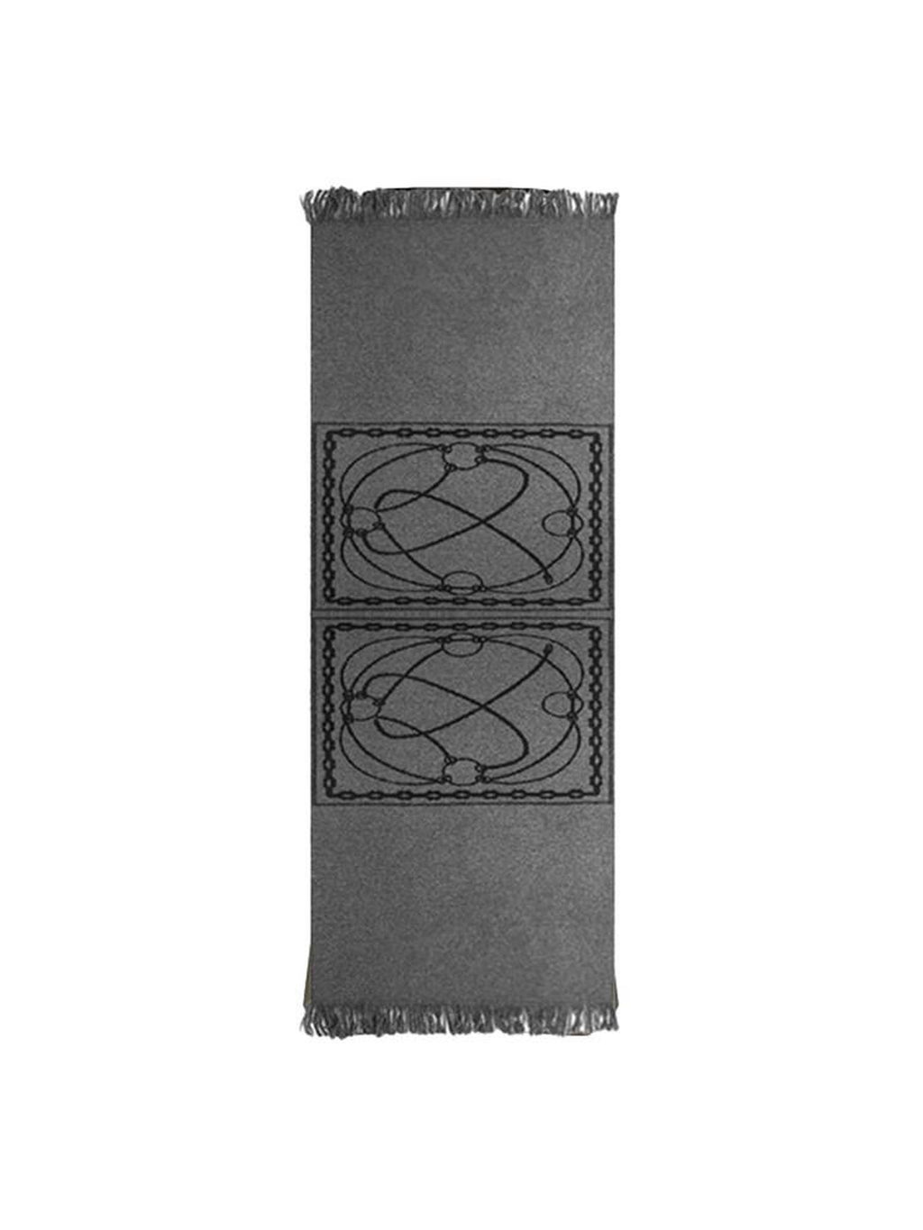 unspoken Cozy Double Sided Geometric Long Rectangular Warm Women Youth Polyester Scarves
