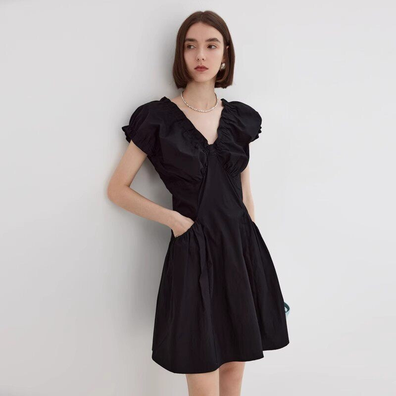 fano_Flattering_Natural_Waist_Korean_A_Line_Casual_Women_Round_Neck_Maxi_Dresses_MISSTT