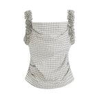 unspoken_Plaid_Pleated_Loose_Fit_Office_Wear_Womens_Polyester_Blend_Camisoles_MISSTT