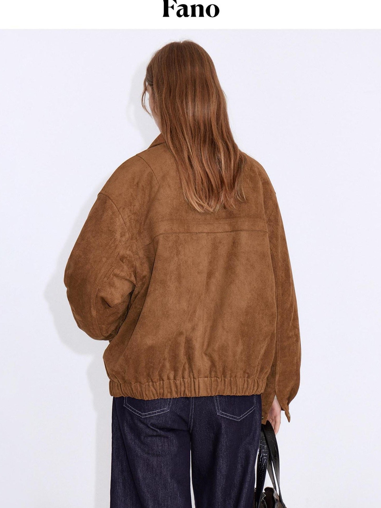 fano Windproof Casual Regular Turndown Collar Youth Brown Polyester Puffer Jackets