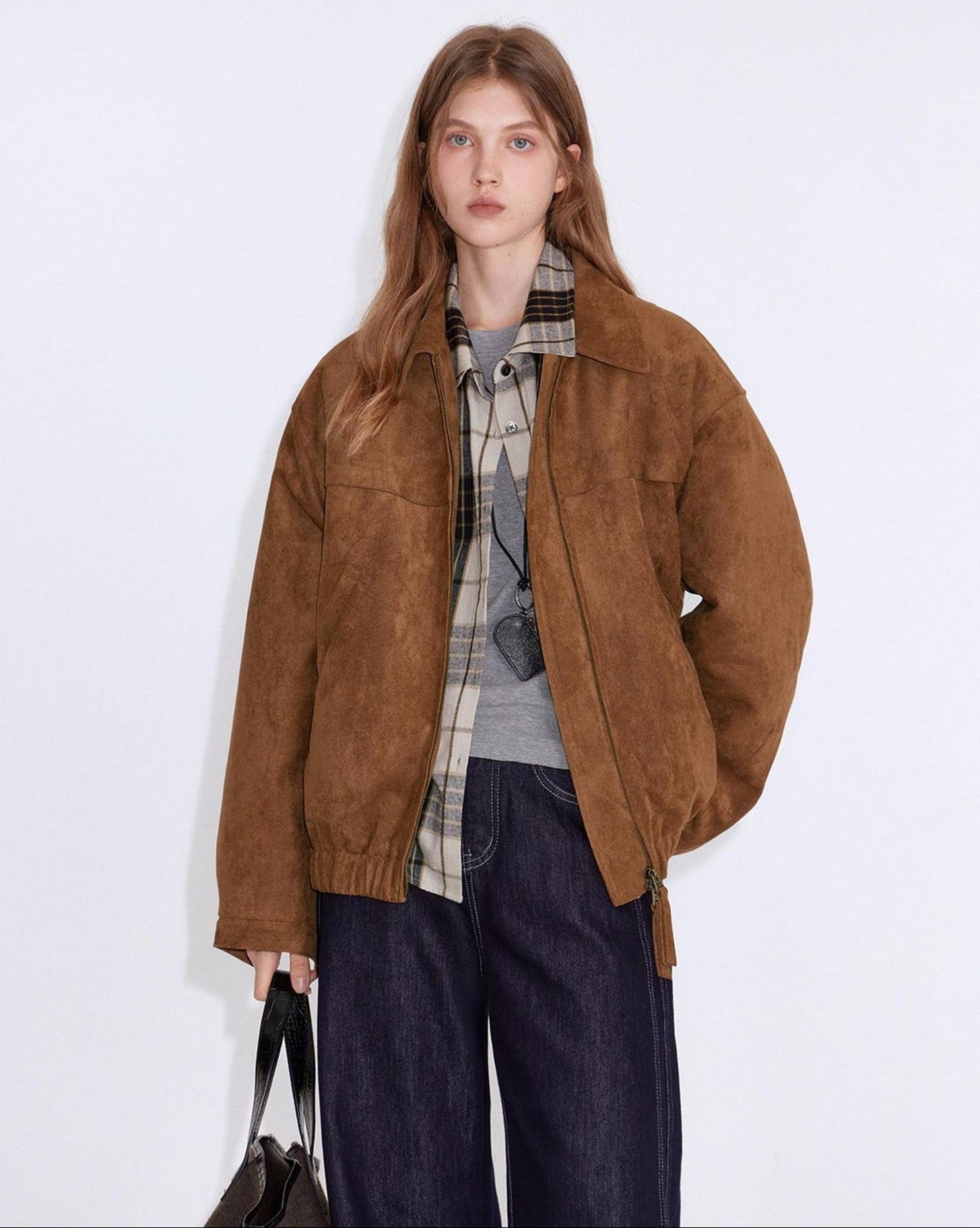 fano Windproof Casual Regular Turndown Collar Youth Brown Polyester Puffer Jackets