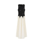 unspoken_Elegant_Beaded_High_Waist_A_Line_Sleeveless_Office_Polyester_Maxi_Dresses_MISSTT
