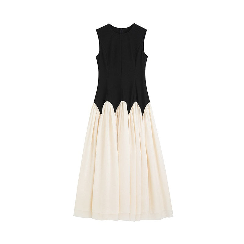 unspoken_High_Waist_Colorblock_A_Line_Sleeveless_Minimalist_Workwear_Viscose_Maxi_Dresses_MISSTT