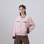 ikyou_Colorblock_Zip_Stand_Collar_Stretch_Cotton_Casual_Women_Cropped_Jackets_MISSTT