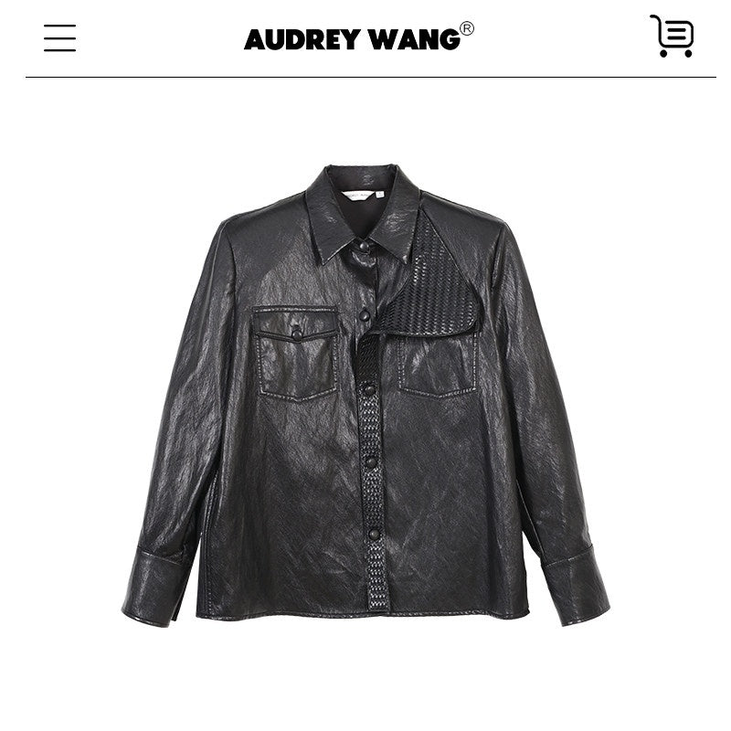 audreyyang_Premium_Pu_Leather_Lapel_Long_Sleeve_Tailored_Womens_Black_Wine_Leather_Jackets_MISSTT