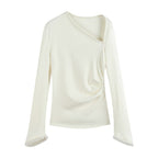 someone_sometimes_Elegant_Office_Pullover_Regular_Women_Solid_Cream_Charcoal_Knitwear_Sweaters_MISSTT
